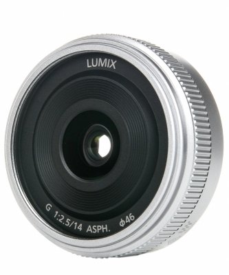    Panasonic Lumix H-H014AE Lumix G Pancake Lens (14 mm, F2.5 Wide-Angle) 