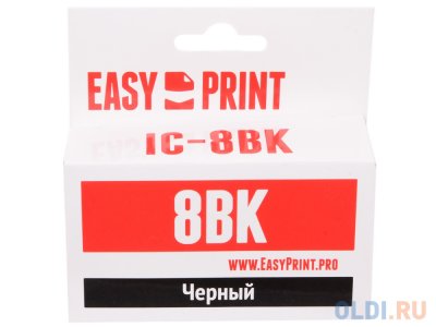    EasyPrint IC-CLI8BK  Canon PIXMA iP4200/5200/Pro9000/MP500/600. .   