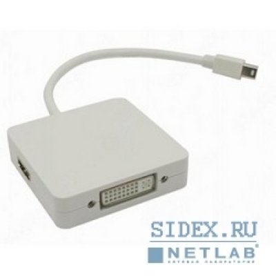    Mini Display Port M to DVI/HDMI/DisplayPort, 20 cm, (EMDPM-3in1DPF20)