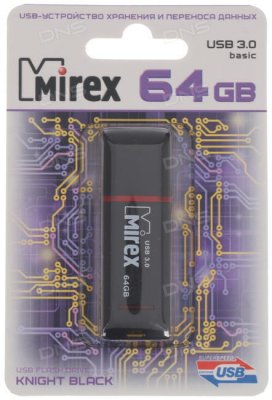    USB Flash Mirex Knight Black 64 