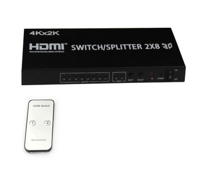    Orient HDMI 4K Switch Splitter 2x8 HSP0208H