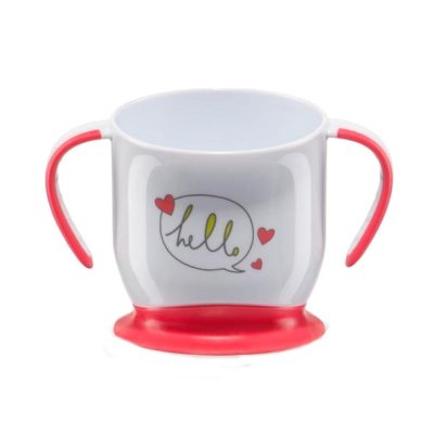      Happy Baby Baby Cup With Suction Base Red 15022 4650069782056