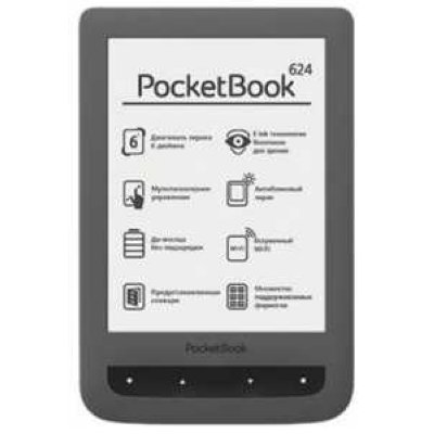     PocketBook 624 Grey (PB624-Y-RU)