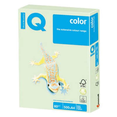   IQ Color A4 80g/m2 500  Pastel Light Green GN27 110788