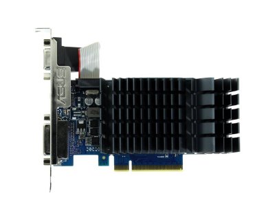    ASUS 1Gb PCI-Ex8 DDR-3 710-1-SL (RTL) D-Sub+DVI+HDMI GeForce GT710