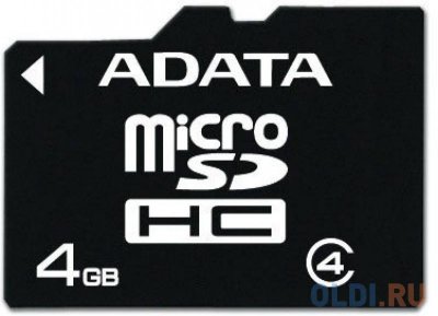     Micro SDHC 4Gb Class 4 A-Data AUSDH4GCL4-R