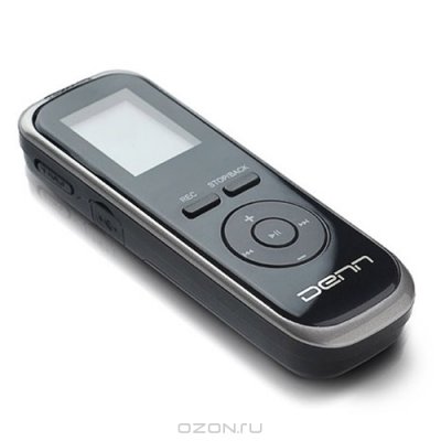 Товар почтой Диктофон Denn DDD635 (1Gb, MP3 /WMA проигрыватель,)