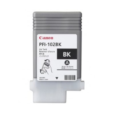   PFI-102BK   Canon (IPF-500/600/610/700/710) Black 130  [0895B001] .