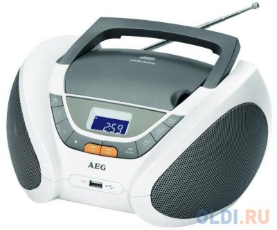   AEG SR 4348 BT, White CD/MP3/USB  