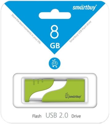   - SmartBuy Hatch (SB8GBHTH-G) USB2.0 Flash Drive 8Gb (RTL)