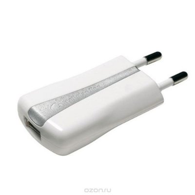   Cellular Line Compact USB Charger  , White (15049)