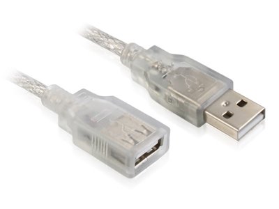    Greenconnect PROF USB 2.0 AM - AF Transparent GCR-UEC2M-BD2SF-3.0m