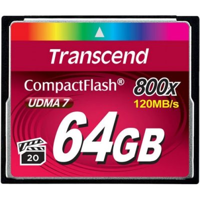     Transcend CF 64GB CompactFlash 800X
