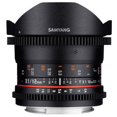    Samyang MF 12mm T3.1 VDSLR ED AS NCS Fish-eye Nikon