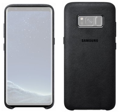    Samsung Galaxy S8 Plus Alcantara Cover Dark Grey EF-XG955ASEGRU