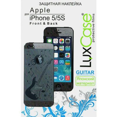      iPhone 5/ Phone 5c/ iPhone 5s (Front&Back), Luxcase Guitar