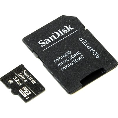     32Gb microSDHC SanDisk Ultra (SDSDQL-032G-R35A), Class 10, UHS-I, RTL