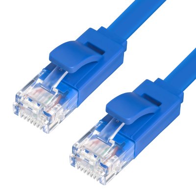     Greenconnect Premium UTP 32AWG cat.5e RJ45 T568B 5m Blue GCR-LNC111-5m