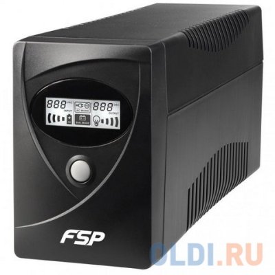    FSP VESTA 650 650VA/360W, LCD Display, Shukox2, RS232, RJ11, Black (PPF3600601)