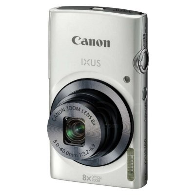    Canon IXUS 160 White (20Mp, 8x Zoom, 2.7" SD)