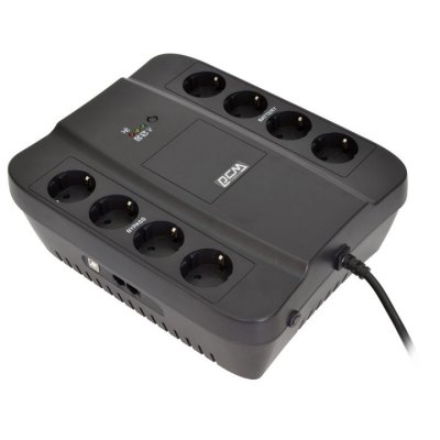    Powercom SPD-850U Spider 850VA/510W USB,AVR,RJ11,RJ45 (4+4 EURO output)