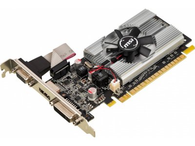    MSI GeForce 210 460Mhz PCI-E 1024Mb 800Mhz 64 bit DVI HDMI N210-1GD3/LP
