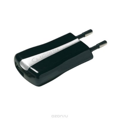   Cellular Line Compact USB Charger  , Black (13617)