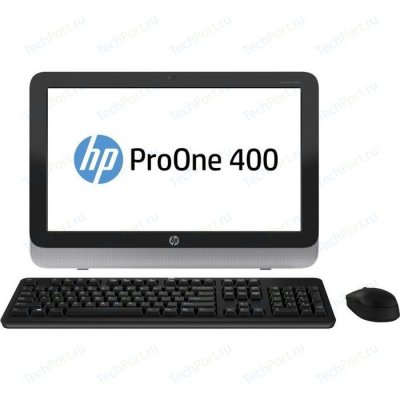    HP ProOne 400 AIO 19.5" 1600x900 i3 4130T 2.9GHz 4Gb 500Gb DVD-RW Wi-Fi BT DOS +
