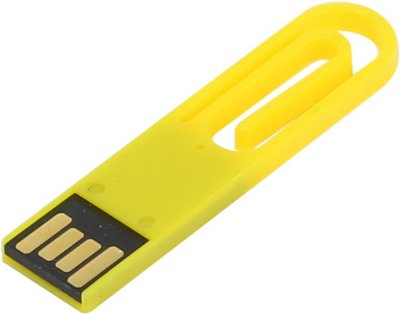   USB Flash Drive 8Gb - Iconik  for Your Logo Yellow PL-CLIPY-8GB