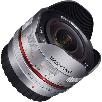    Samyang 7,5mm f/3.5 UMC Fish-eye Panasonic/Olympus Micro 4/3 (MFT) Silver