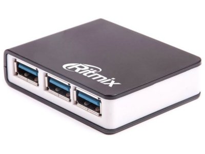    USB Ritmix CR-3400 USB 4-ports Black