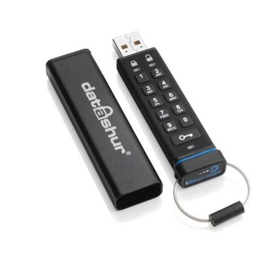   USB Flash Drive 4Gb - iStorage DatAshur 256-bit IS-FL-DA-256-4