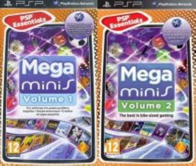      Sony PSP Mega Minis Volume 1 + Mega Minis Volume 2  