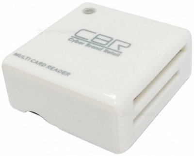    CBR CR-413 White All-in-one, Micro MS(M2), Micro SD, T-flash, MS-DUO, MMC, SDHC,DV, MS PRO