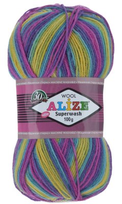      Alize "Superwash", : , ,  (4656), 420 , 100 , 5 