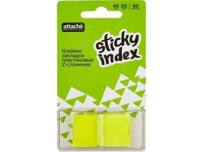    Attache Selection 25x45mm 100  Yellow 479039