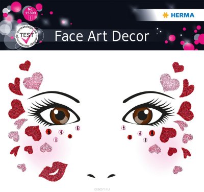      Face Art "Love"