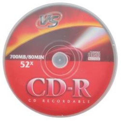    CD-R VS 52x 700Mb CakeBox 25  62009