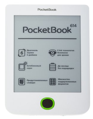     PocketBook 614 6" E-Ink Pearl 600x800 800Mhz 256Mb/4Gb 