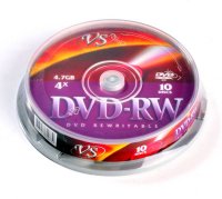    DVD-RW Data Standard 4,7  4x 13430-DSDWM05L Cake box 10 