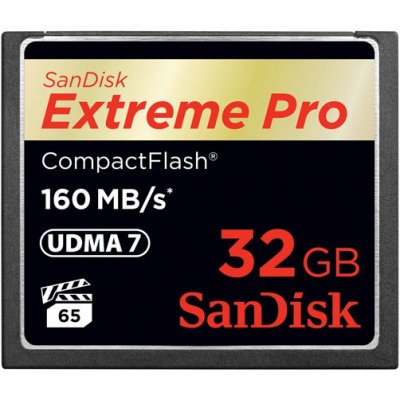     Compact Flash Card 32Gb SanDisk Extreme Pro UDMA 7 SDCFXPS-032G-X46