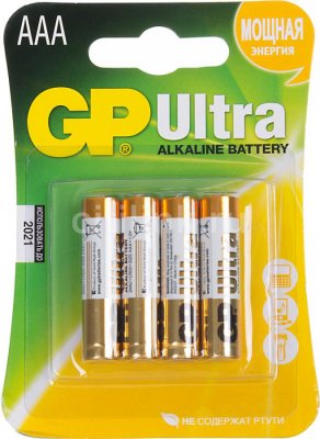    GP 24AUP-2CR2 Ultra Plus Alkaline AAA 2 