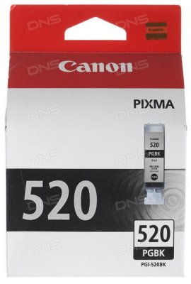  PGI-520BK  Canon   PIXMA iP3600 iP4600 MP540 MP620 MP630 MP980