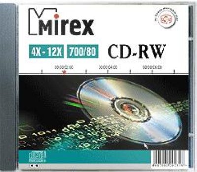    CD-RW 700Mb Mirex 24x Slim, 5  [UL121003A8F]