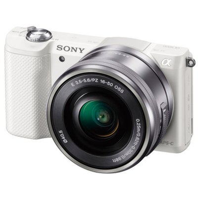    Sony Alpha A5000 Kit 16-50 mm F/3.5-5.6 E OSS PZ White