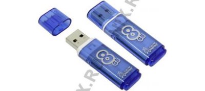   - SmartBuy Glossy (SB8GBGS-B) USB2.0 Flash Drive 8Gb (RTL)