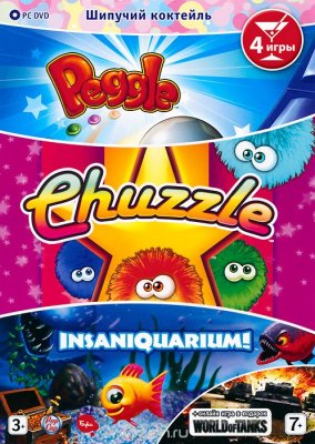     : Chuzzle / Peggle / Insaniquarium / World of Tanks