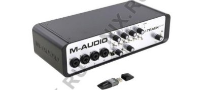     M-Audio M-Track QUAD (RTL) (Analog 4in/4out, MIDI in/out, 24Bit/96kHz, USB 2.0)