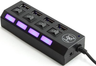    USB 2.0 Konoos UK-36 (4 , )