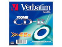    CD-R 700Mb VERBATIM 48x SlimCase DataLife (43347) 10 .